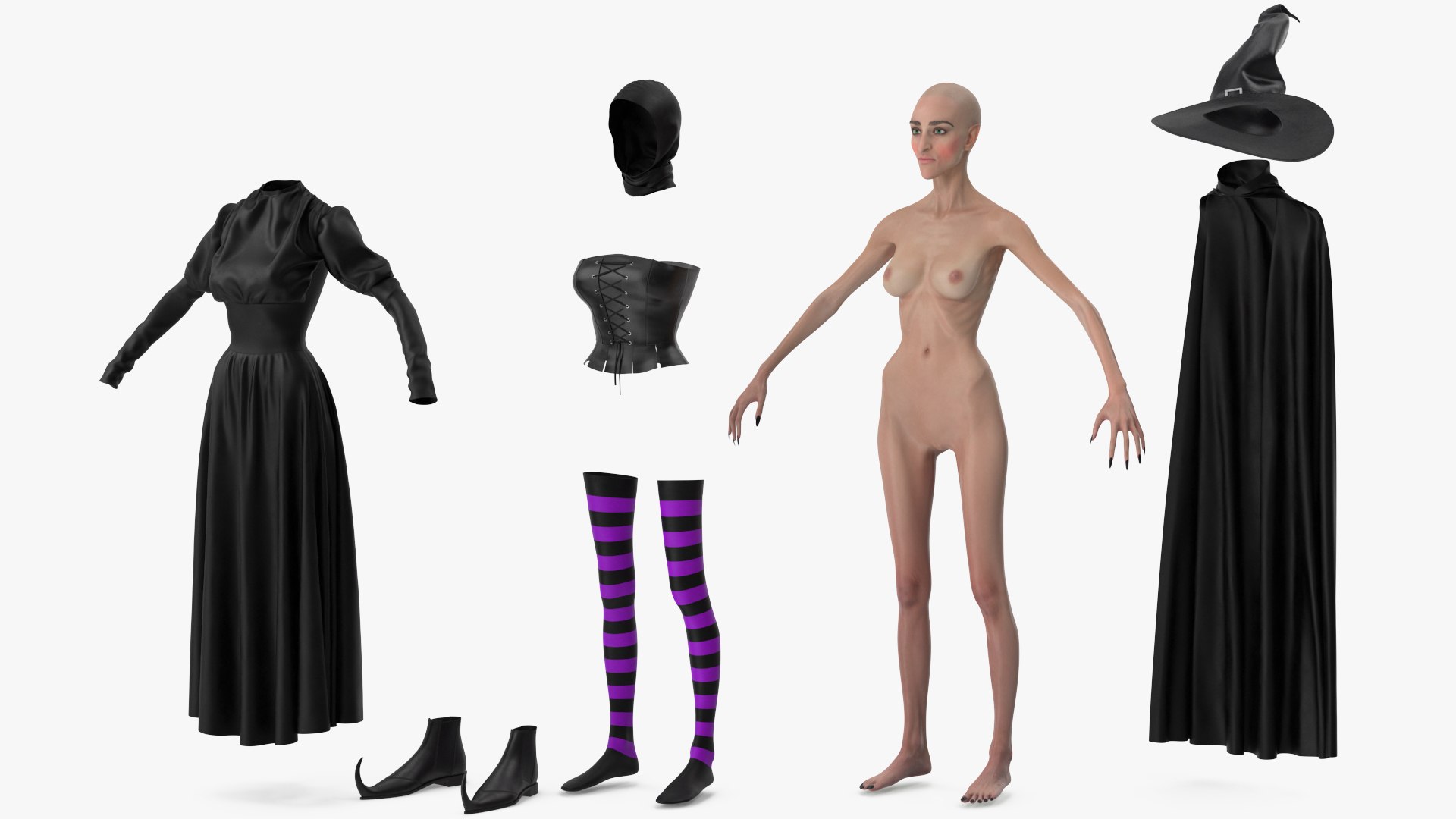 Witch 2 3D model https://p.turbosquid.com/ts-thumb/us/rgyiXW/wr/angles_05/jpg/1697560926/1920x1080/fit_q87/0d164aa6309add2ff827b3e9027f15b89c8f20a0/angles_05.jpg