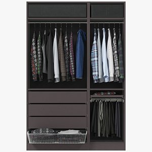 wardrobe clothes 01 3d model
