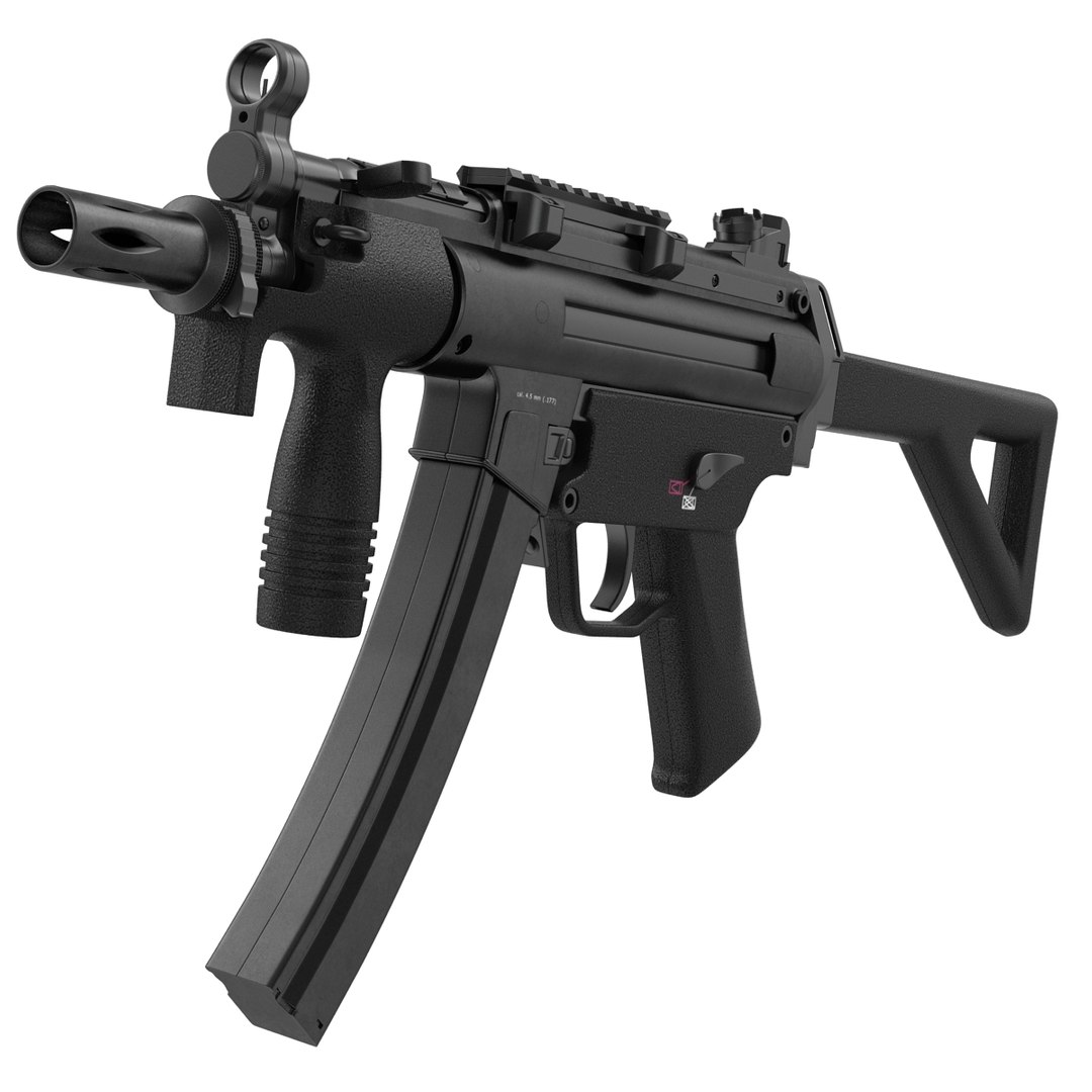 Assault Rifle Generic 3D Model preview