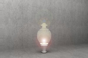 antique luminaire a21 3d model