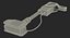 Ram Cylinder Hydraulic Sci-Fi 3 3D Model