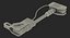 Ram Cylinder Hydraulic Sci-Fi 3 3D Model