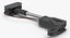 Ram Cylinder Hydraulic Sci-Fi 3 3D Model