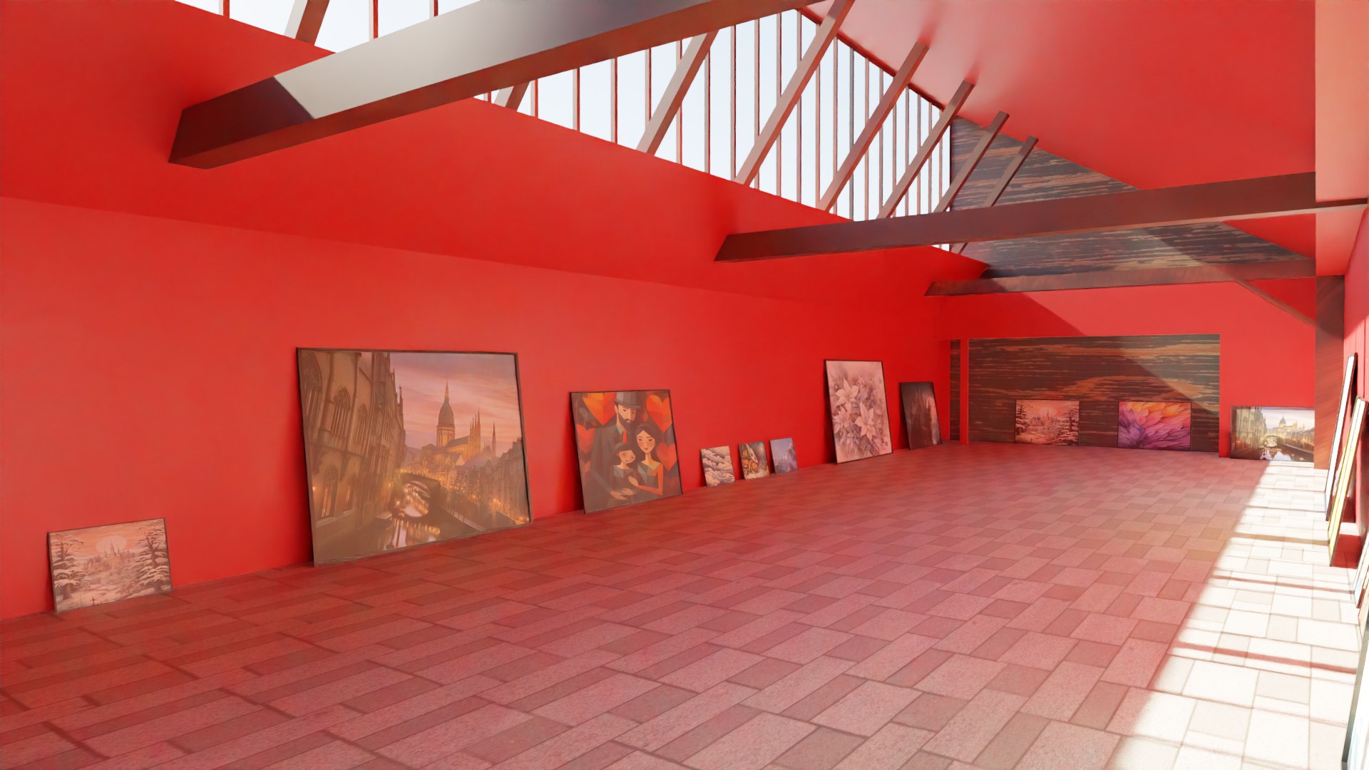 Art Gallery Model - TurboSquid 2157462