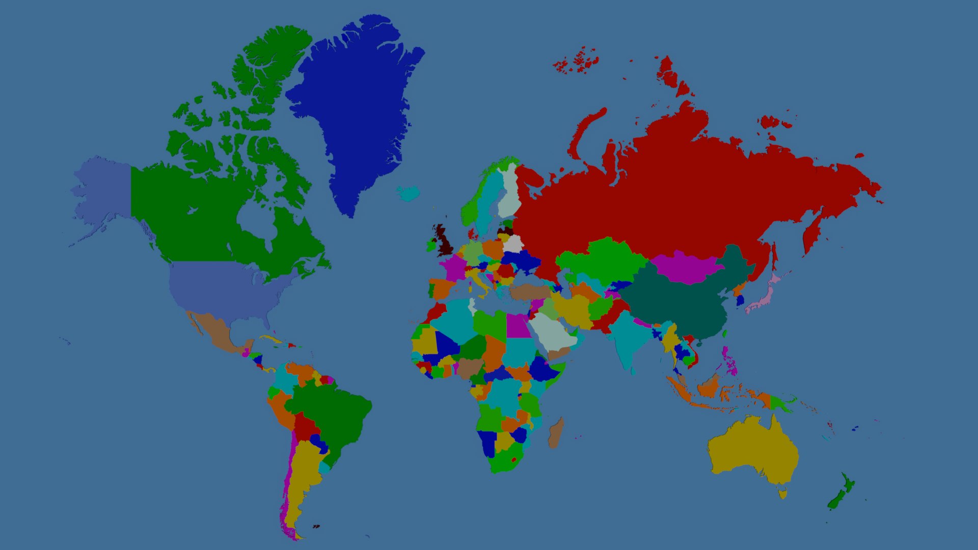 World Countries Model - TurboSquid 1277400