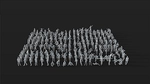 3D 264 human poses