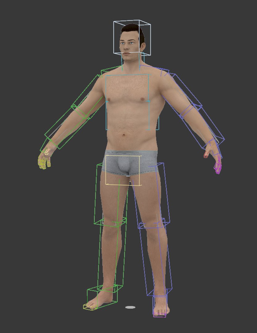 3D Basic Male Model - TurboSquid 1447874