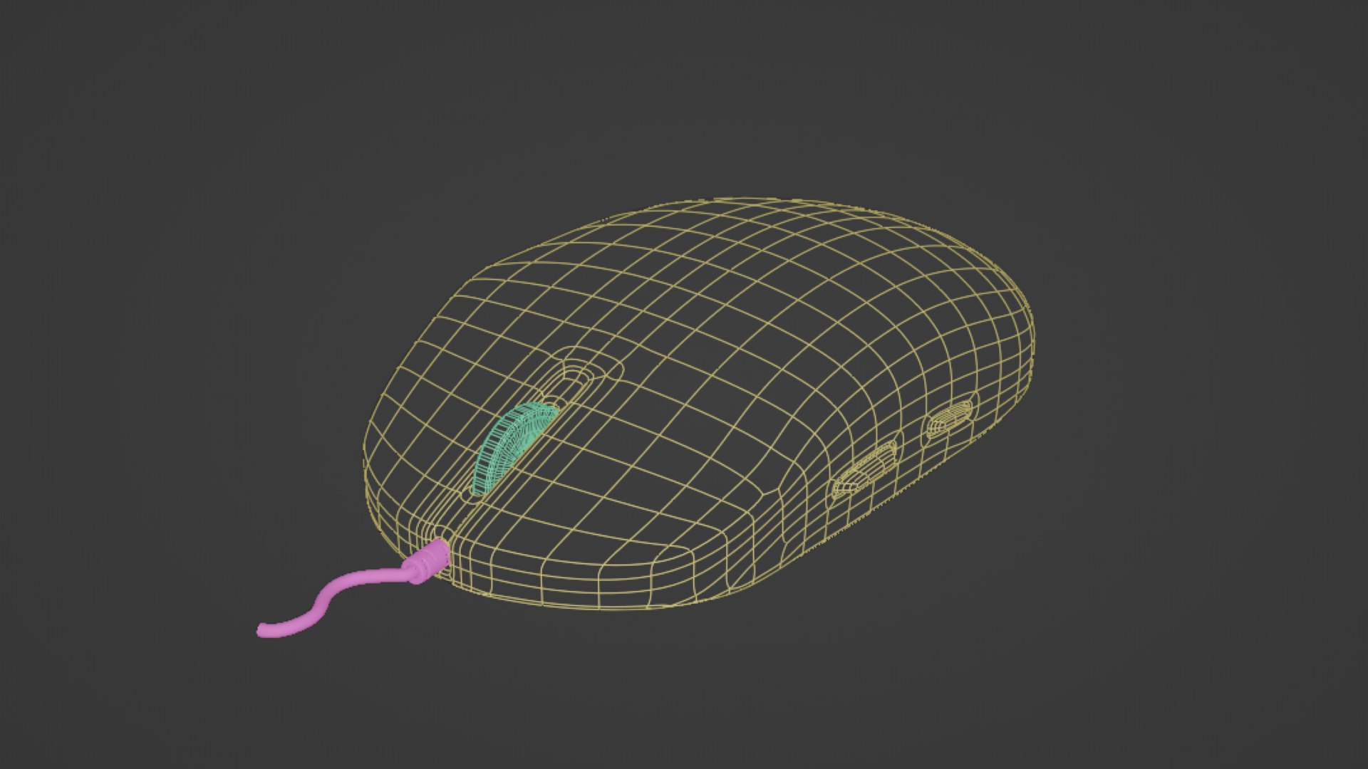 3D Model Computer Wired Mouse 3D Model - TurboSquid 2224141