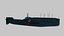 military submarine 3D