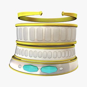 Very Stylish Gemstones Gold White Metal Mix Modern Mood Bracelet
