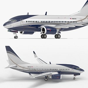 Boeing 737-600 with Interior Rigged for Maya