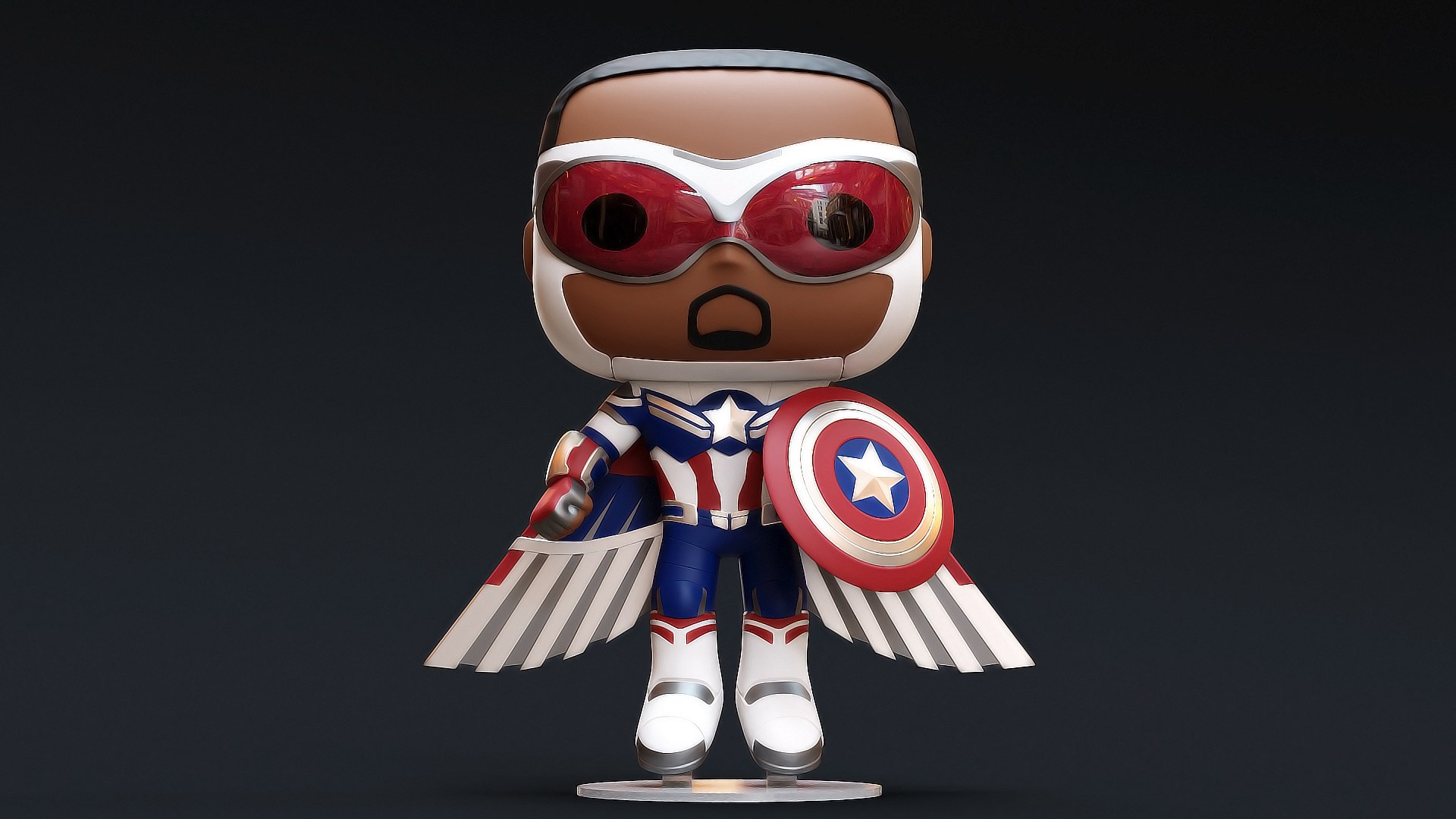 3D model Funko Captain America Sam Wilson https://p.turbosquid.com/ts-thumb/ut/H8GoQJ/01/3/png/1620066525/1920x1080/fit_q87/a01b26937bdf7a8c1955f49ffe2ec626c99b022e/3.jpg