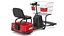 3D Electric Shopping Cart SmartKART Red Dirty