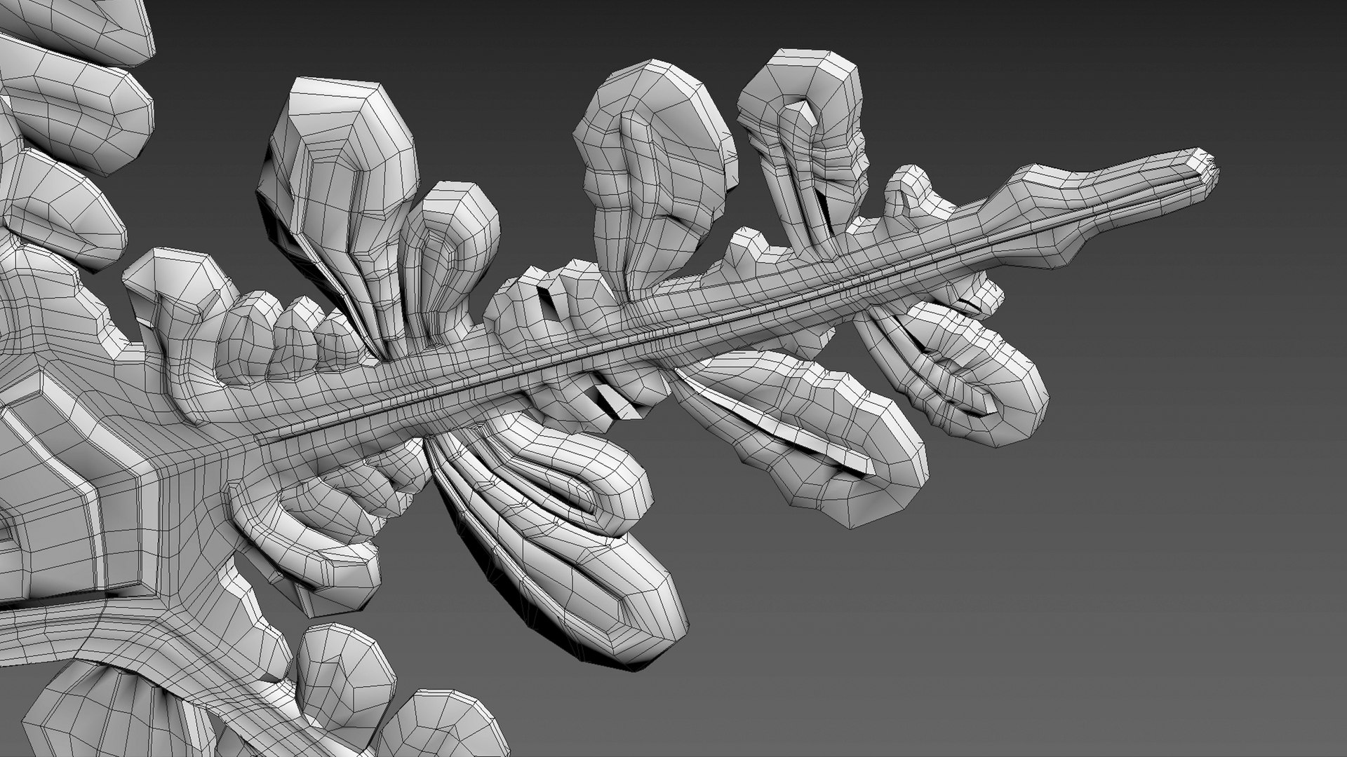 3D Snowflake - High Detailed Model Model - TurboSquid 1926589
