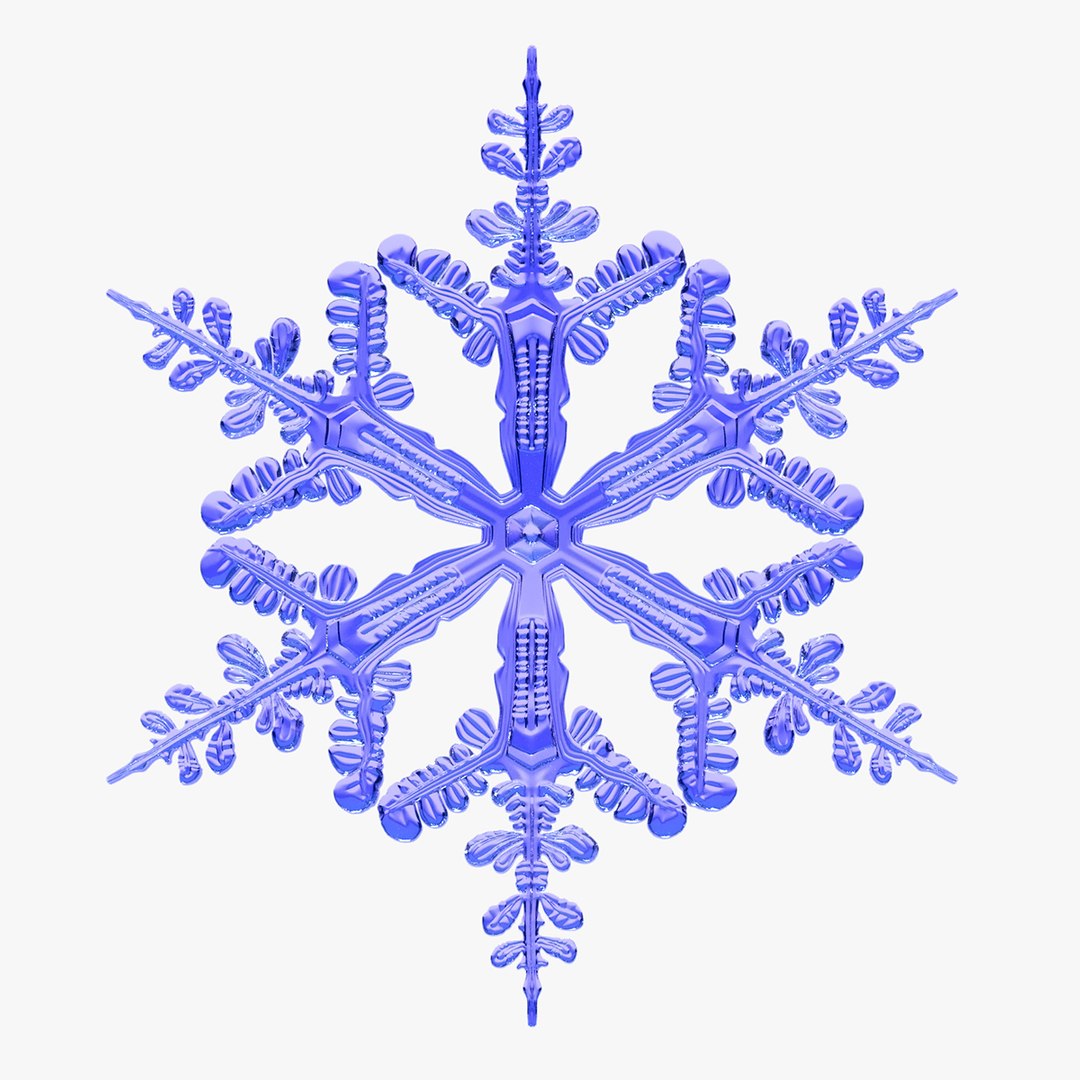 3D Snowflake - high detailed model model - TurboSquid 1926589