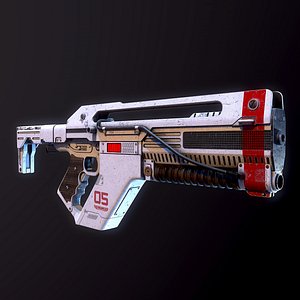 3D F44AA Pulse Rifle Alien Romulus