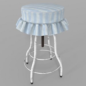 3D Vintage screw chair