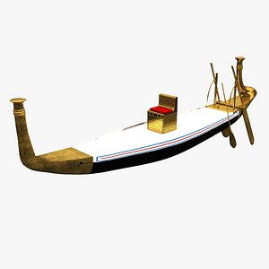 Ancient Egypt Rowboat C Pharaoh Royal Boat