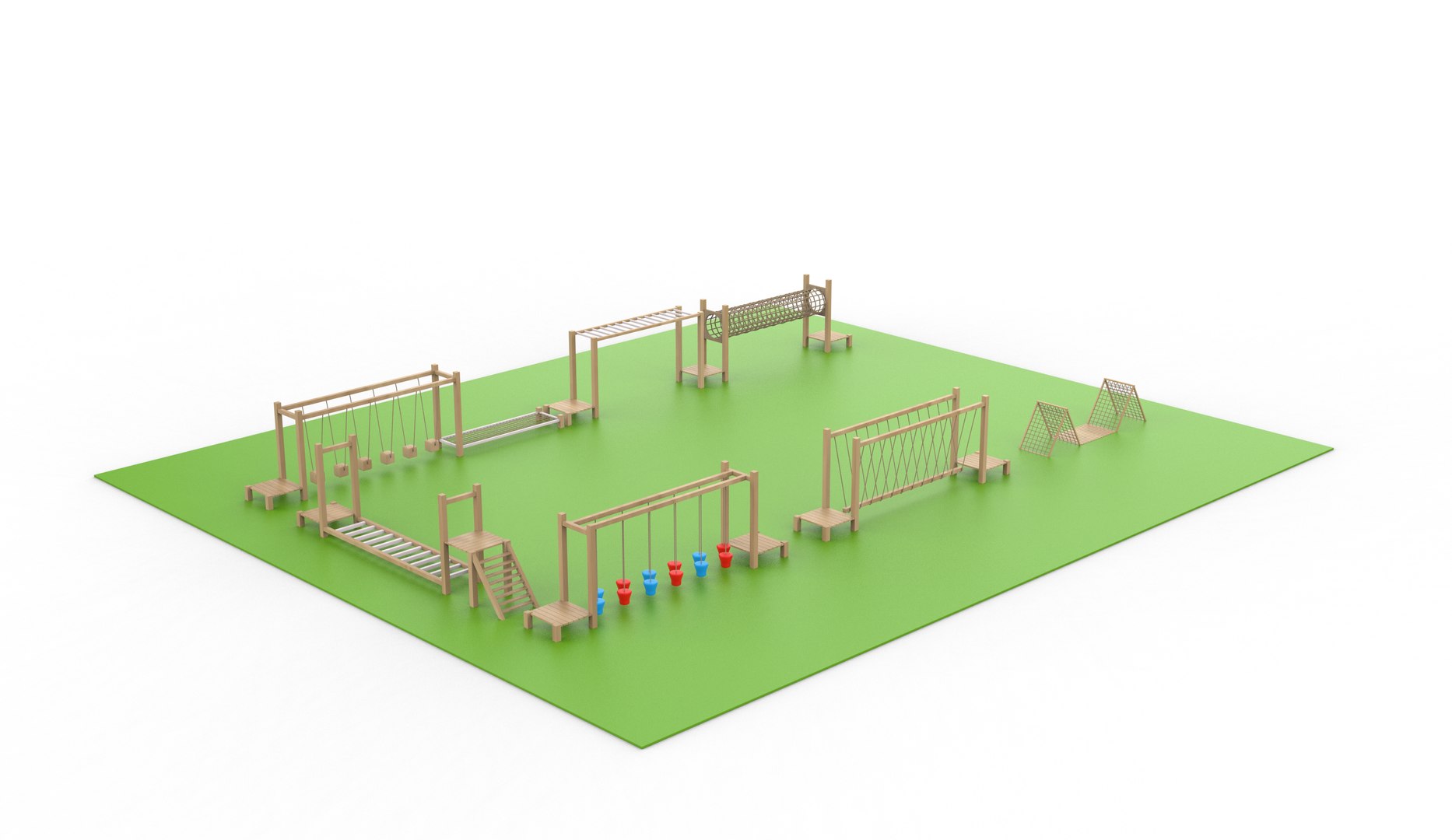 3D Play Structure Set 3D Model - TurboSquid 2524606