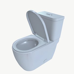 Western Toilet 3D model