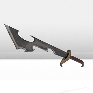 Lowpoly Fantasy Sword 3D model