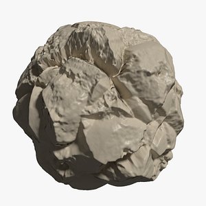 realistic rock 3D model