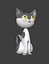 CAT - Low Poly - Manchi- Cartoon -