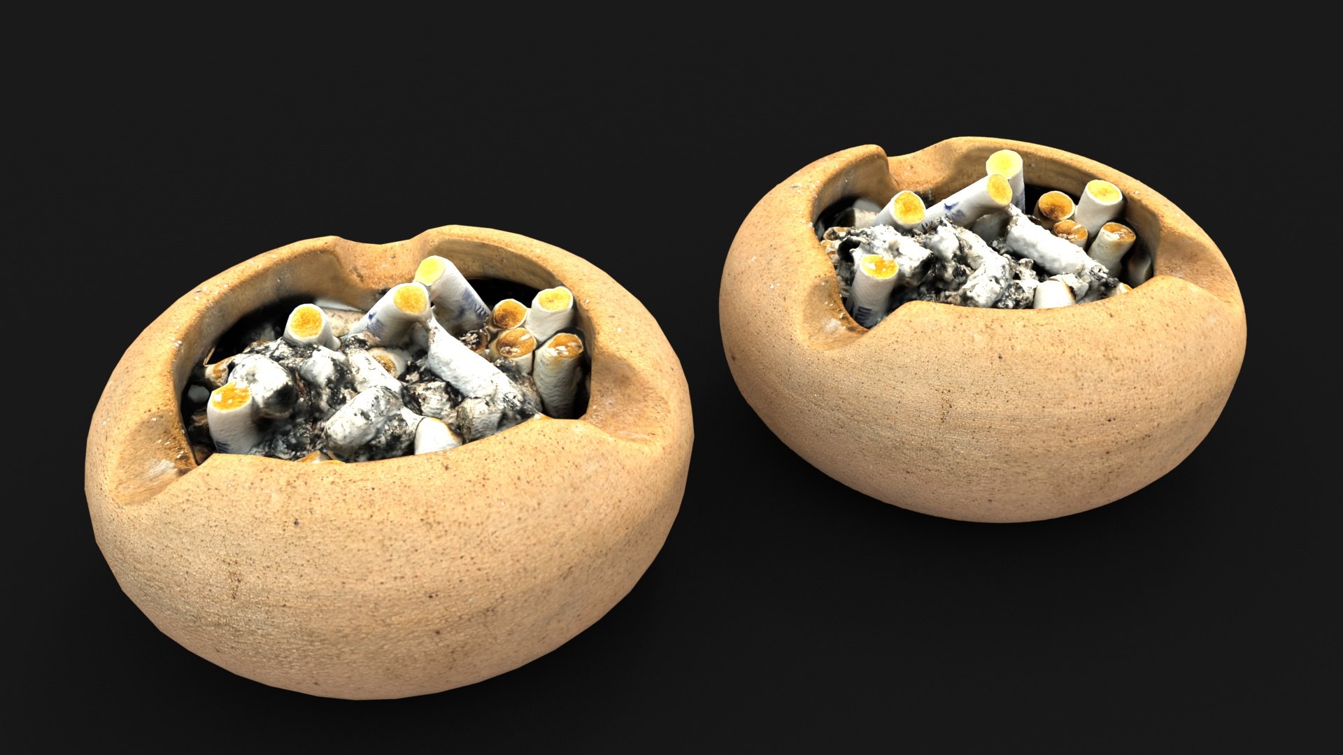 3D Ceramic ashtray full of cigarette butts model https://p.turbosquid.com/ts-thumb/ut/piyTDc/pT/lowpoly_ashtray08/jpg/1695473363/1920x1080/fit_q87/25b8ba6262b4bff226dbf528ac7ba7e02cceb8ba/lowpoly_ashtray08.jpg