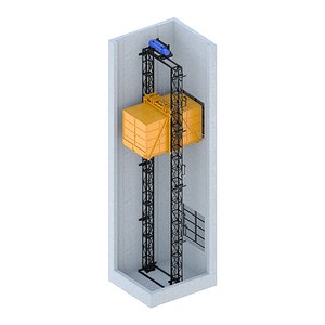 Lift Granite - Stroy 3D model
