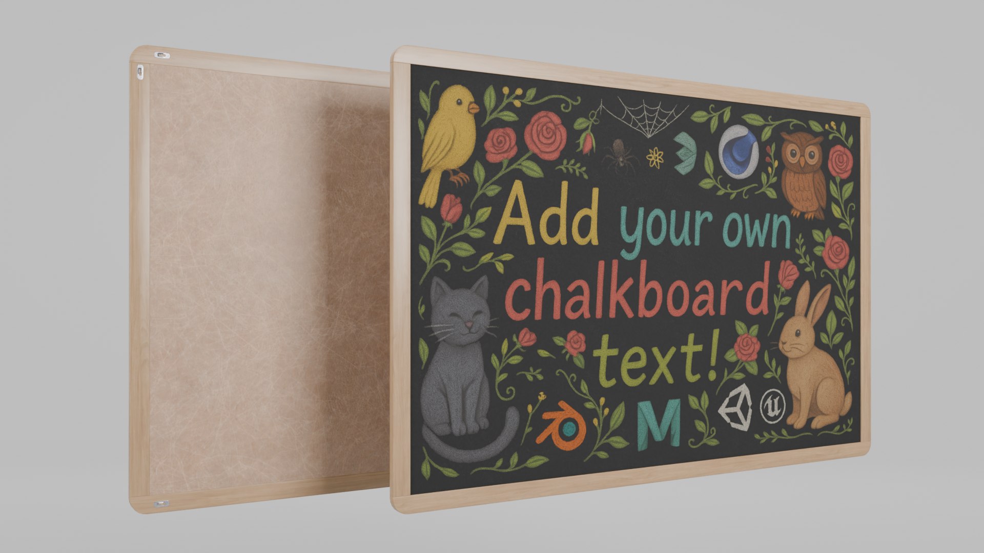3D Artisan Market Display Collection - Customizable Chalkboards model https://p.turbosquid.com/ts-thumb/ut/q9hYFs/Pg/c4/png/1747673385/1920x1080/fit_q87/026464939e2b0d3d222e726182b2a289fd1ef91e/c4.jpg