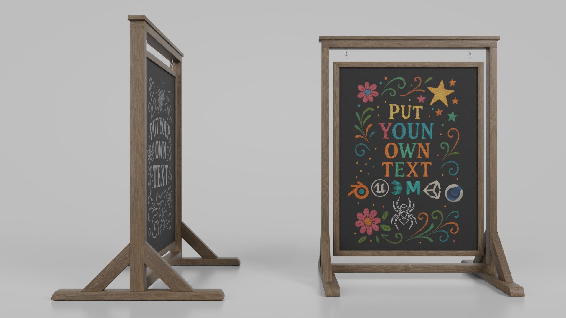 3D Artisan Market Display Collection - Customizable Chalkboards model https://p.turbosquid.com/ts-thumb/ut/q9hYFs/d6/a4/png/1747673319/1920x1080/fit_q87/b06e17fd893cc70cf616452e070e469e337125bd/a4.jpg