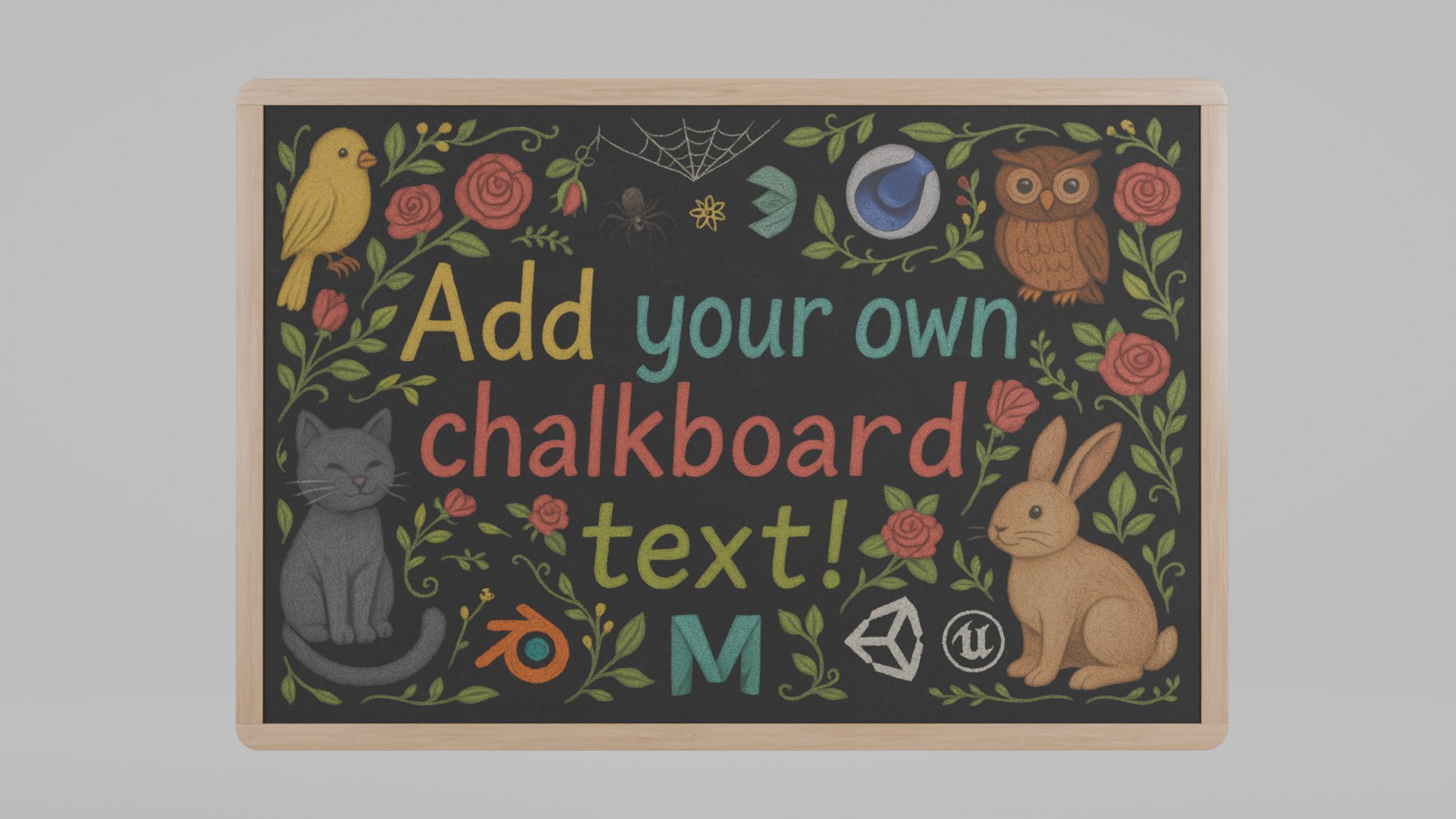3D Artisan Market Display Collection - Customizable Chalkboards model https://p.turbosquid.com/ts-thumb/ut/q9hYFs/gd/c2/png/1747673384/1920x1080/fit_q87/05716950b4392d691b0baf5f9263578413542159/c2.jpg