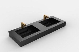 3D model Counter Top Wash Basins 3D model