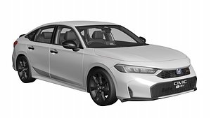 Honda Civic Sedan eHEV RS 2025 3D model