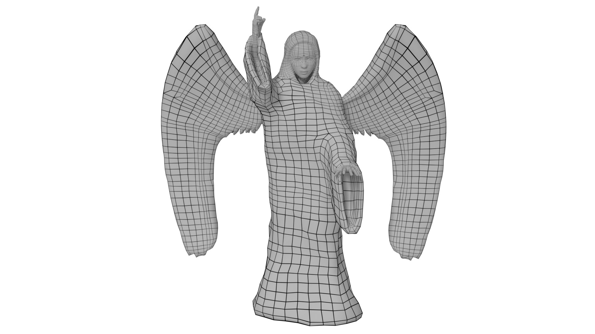 angel statue 3D model https://p.turbosquid.com/ts-thumb/uu/1C3TdT/YRgZmkEB/wireframe_01/png/1491566857/1920x1080/fit_q87/8097f9d12eb2f7dcf849dc600705f5fee2df9ed3/wireframe_01.jpg