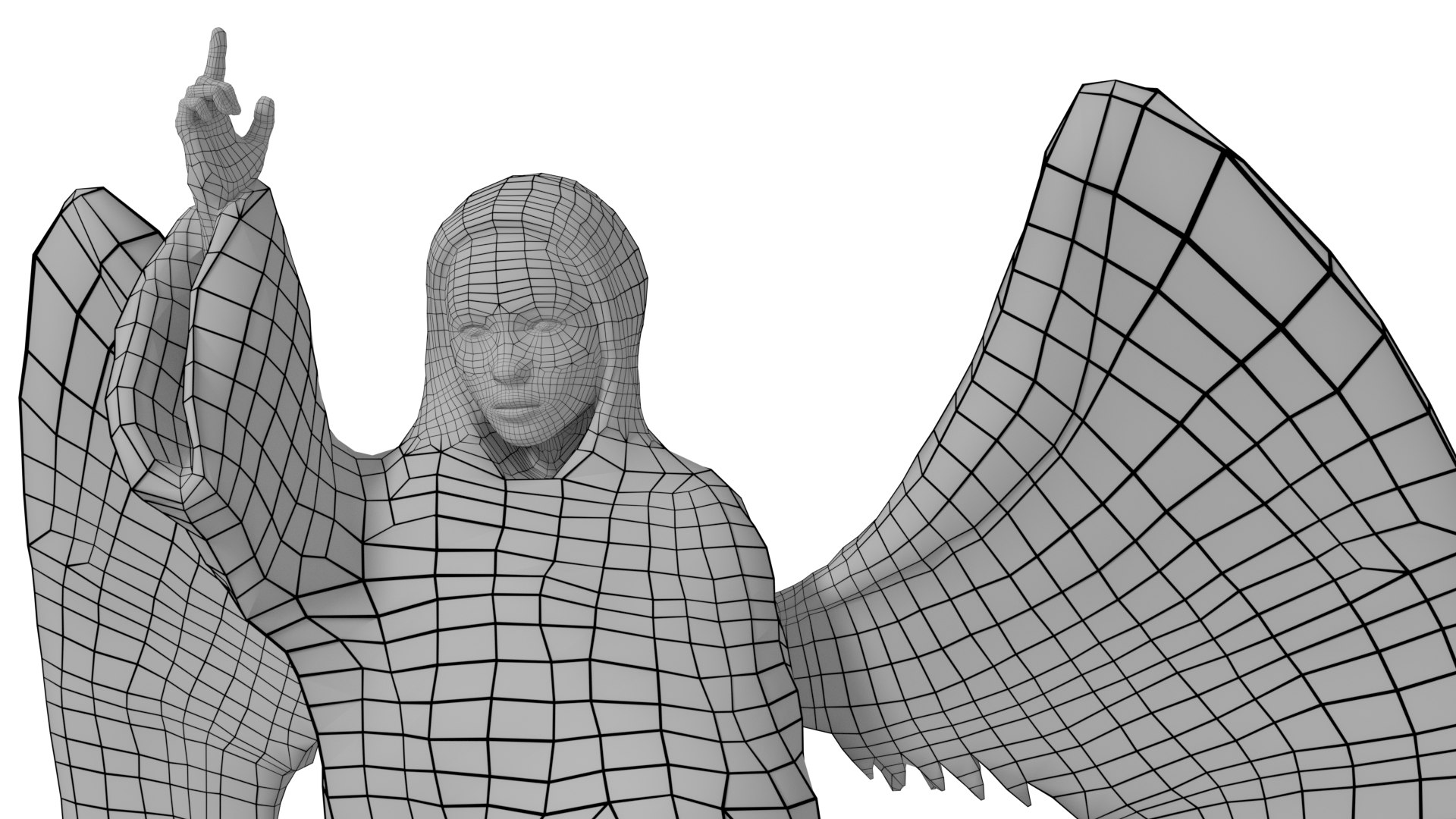 angel statue 3D model https://p.turbosquid.com/ts-thumb/uu/1C3TdT/jnirhLlE/wireframe_02/png/1491566882/1920x1080/fit_q87/2e5c7bd0d813086c3d499787bc433829d7cbf090/wireframe_02.jpg