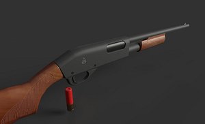 3D remington 870 classic