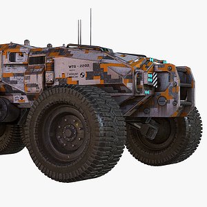Technical Vehicle transporter Unreal Engine Rigged UE4 and UE5 8K Textures
