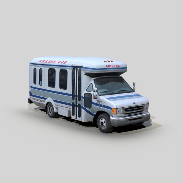 3D Ford E350 Econoline TurboSquid 1478685