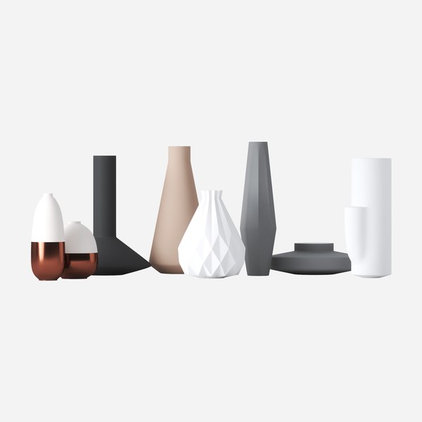 3D model mini vase pack - TurboSquid 1419826