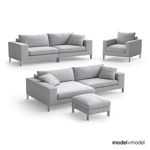 3d model linteloo plaza sofas armchair