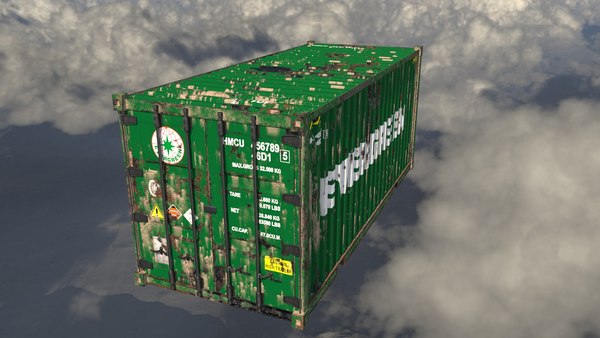Evergreen Container Modelo 3D - TurboSquid 1494790