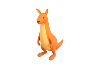 3D kangaroo toon