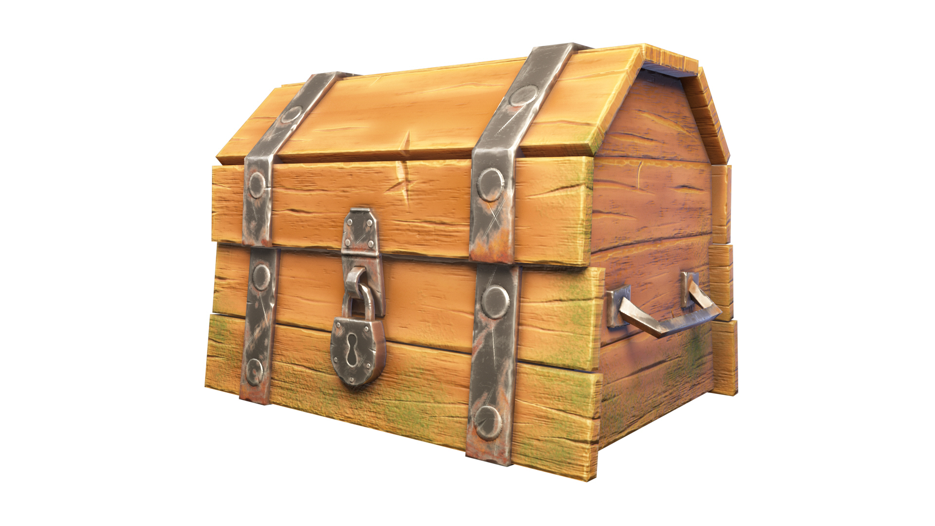 Wooden chest 3D model - TurboSquid 1641006