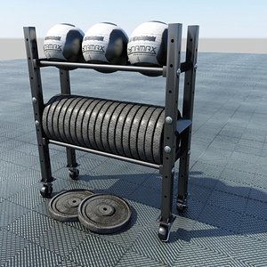 Weight and Ball Rack