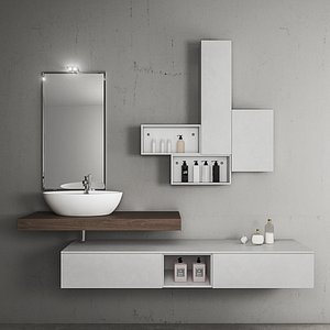 Bathroom furniture set Arcom e.Ly