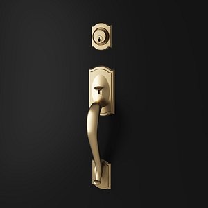 door entry handle 3D model