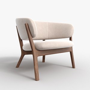 3D model Roundish ARM Chair