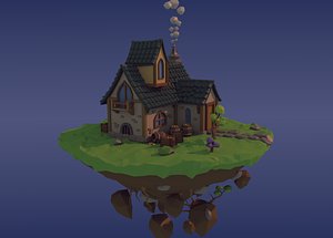 The house on the flying island