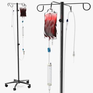 IV Blood Bag Dropper Stand